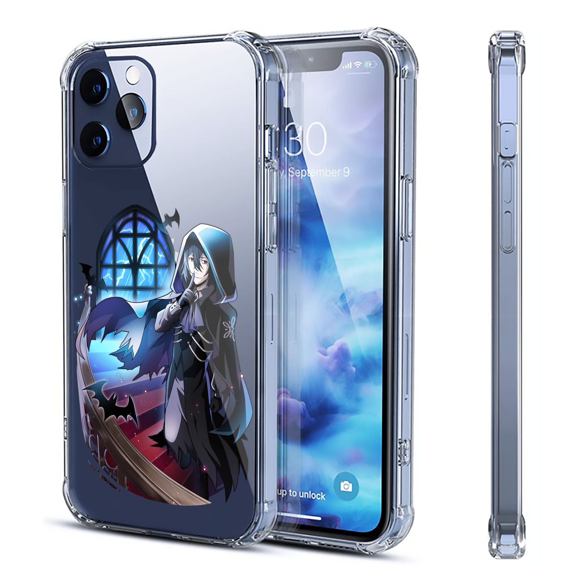 （画像用） 文豪ストレイドッグス Bungo Stray Dogs 【iPhone 12シリーズ対応】透明スマホケース（クリアソフトケース）